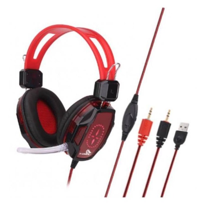 Headset Gaming X-LION HP-900 Rojo/Negro