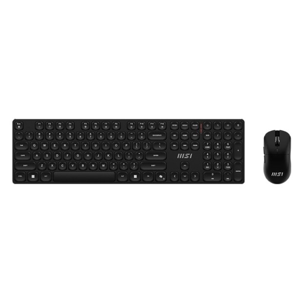 Combo Inalámbrico MSI FORGE K210-W Español Negro