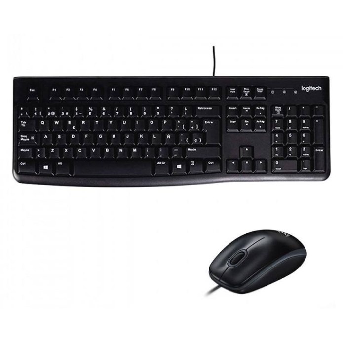 Combo Logitech MK120 Español Negro