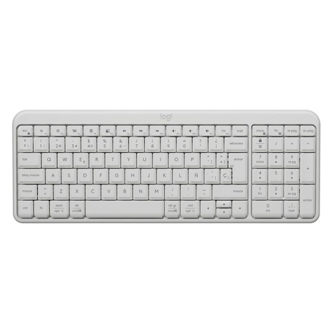 Teclado Logitech K250 Bluetooth Español Blanco