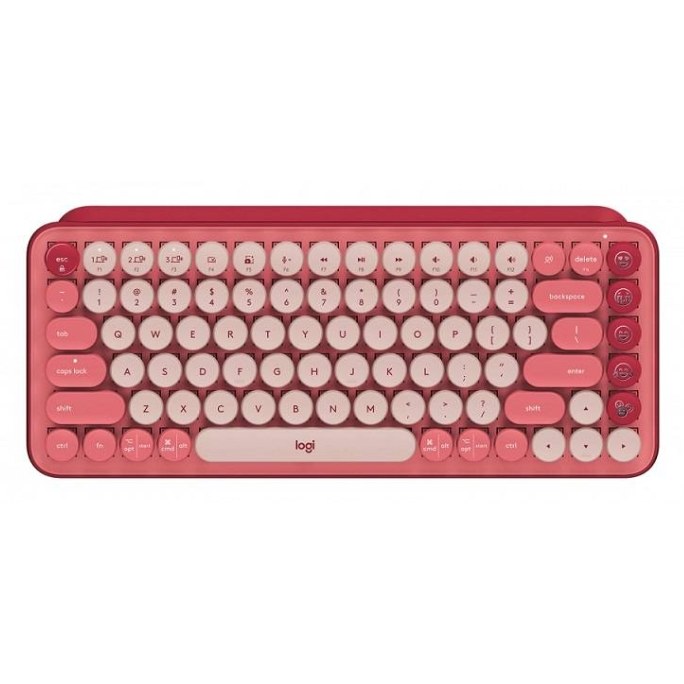 Teclado Mecánico Logitech POP Keys Heartbreaker Rosado